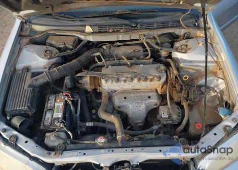 2001 Honda Accord Value Package из США, поврежденный, VIN 1HGCF866X1A039794